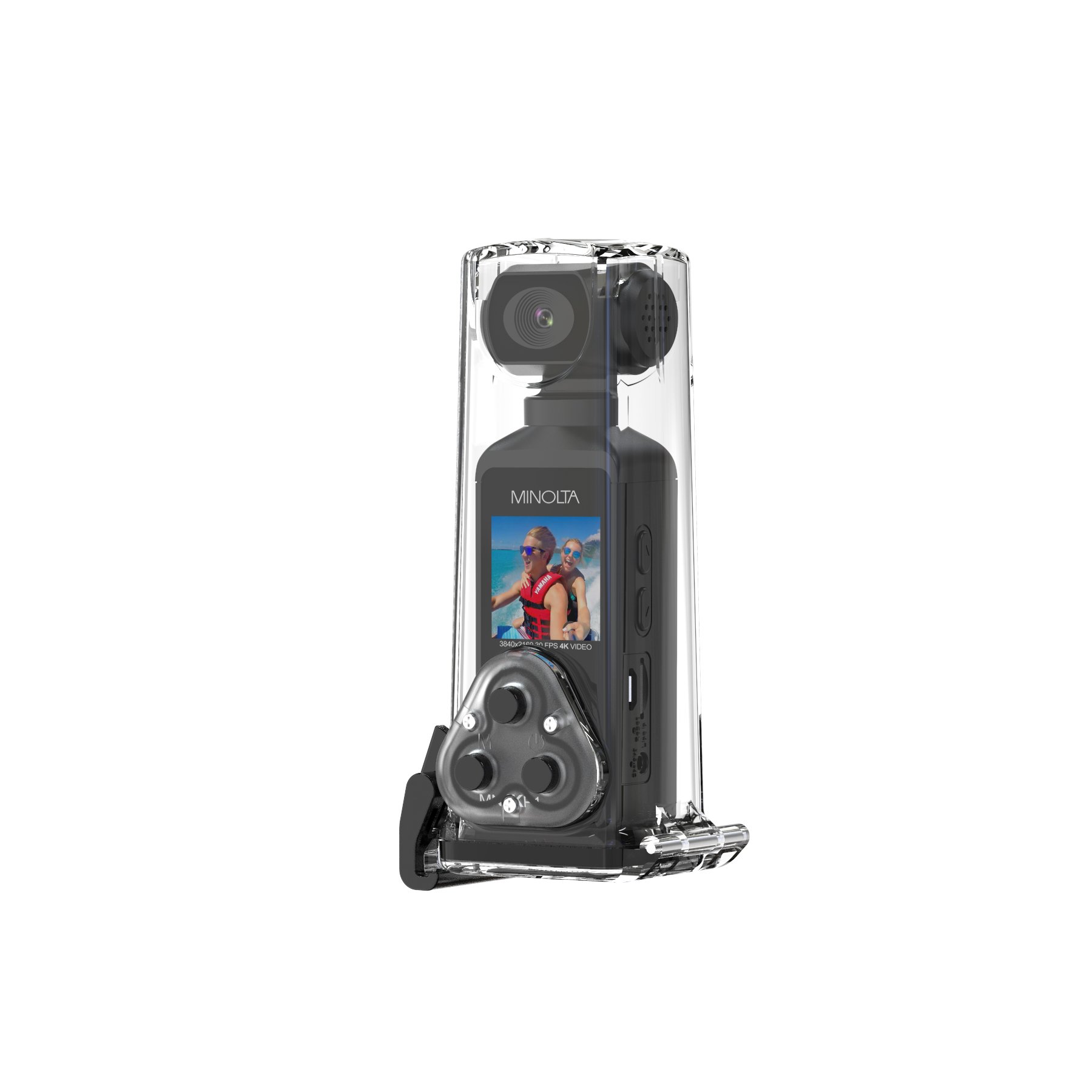 MN4KP1 4K Ultra HD Pocket Camcorder with WiFi & Waterproof Housing